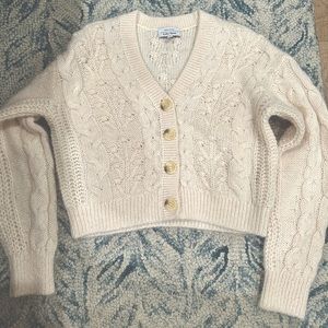 Paris Atelier & Other Stories cable knit cardigan sweater, never worn